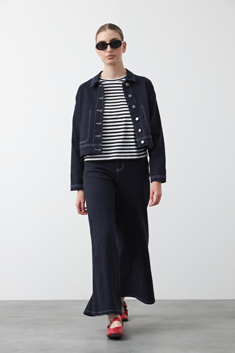 REMERA FUKUSHIMA Negro/Blanco