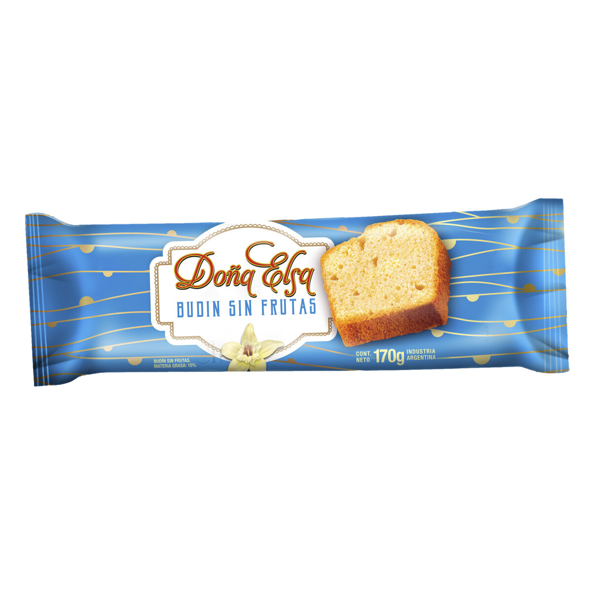 Budin DOÑA ELSA 170g - Sin Frutas 