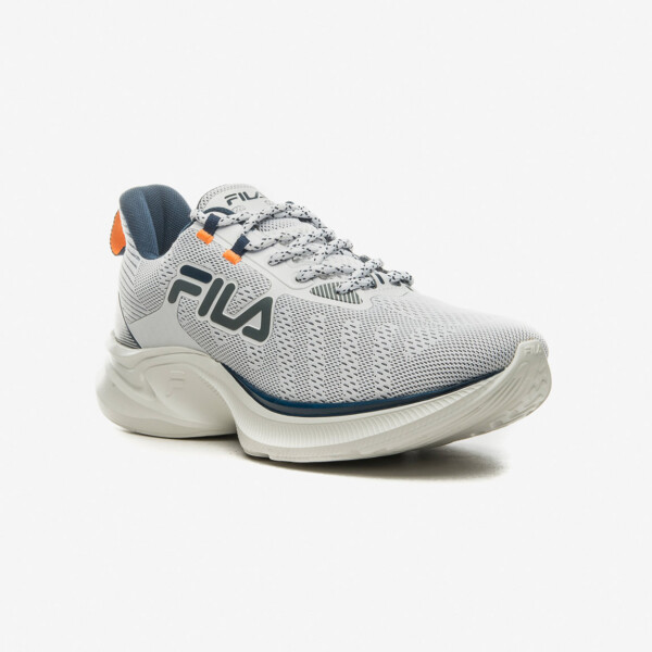 Fila Runing Masculino Racer For All Blanco-marino-naranja Blanco-marino