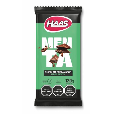 Chocolate Haas Con Menta 120 Grs. Chocolate Haas Con Menta 120 Grs.