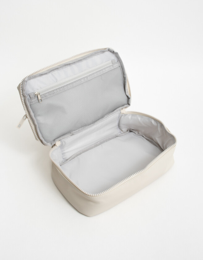 Porta Cosméticos Portacosméticos Con Manija - Blanco Crudo