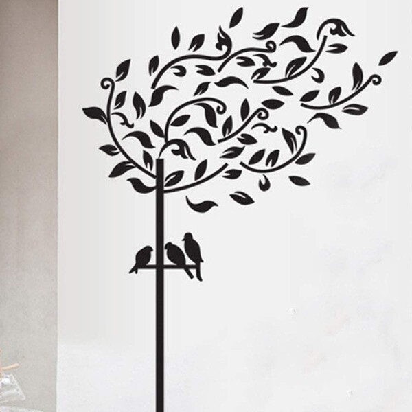 Vinilo Adhesivo Árbol Genealógico Portarretratos Para Pared Variante Arbol Fino