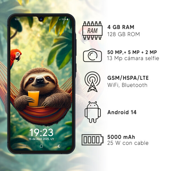 Samsung A16 4/128 Gb 4g + Regalo NEGRO