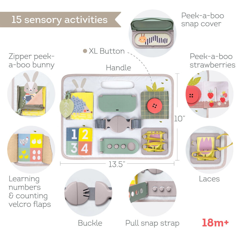 Tablero de actividades Urban Garden Taf Toys Tablero de actividades Urban Garden Taf Toys