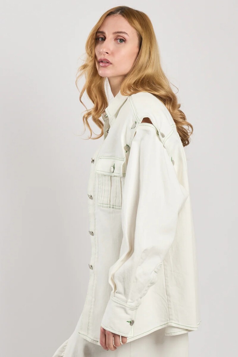 CHAQUETA BOTONES Blanco