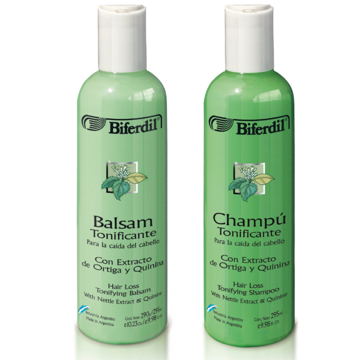 Pack Biferdil Ortiga y Quinina Shampoo 200ml + Acondicionador 200ml + Óleo 60ml 