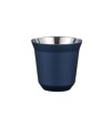 Taza pocillo de acero doble pared - 160ml Azul