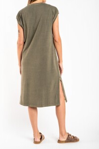 Vestido Algodon Lavado Safari