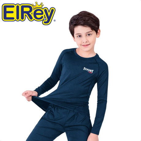 Conjunto Deportivo Camiseta termica Calza Niños X3 Vst006010-az-130