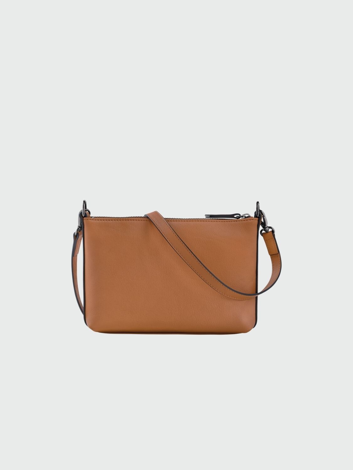 Longchamp -Cartera de cuero con correa extraible, 3D 0