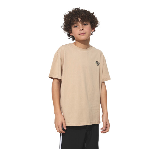 Remera Quiksilver Earth Niño - Beige Remera Quiksilver Earth Niño - Beige