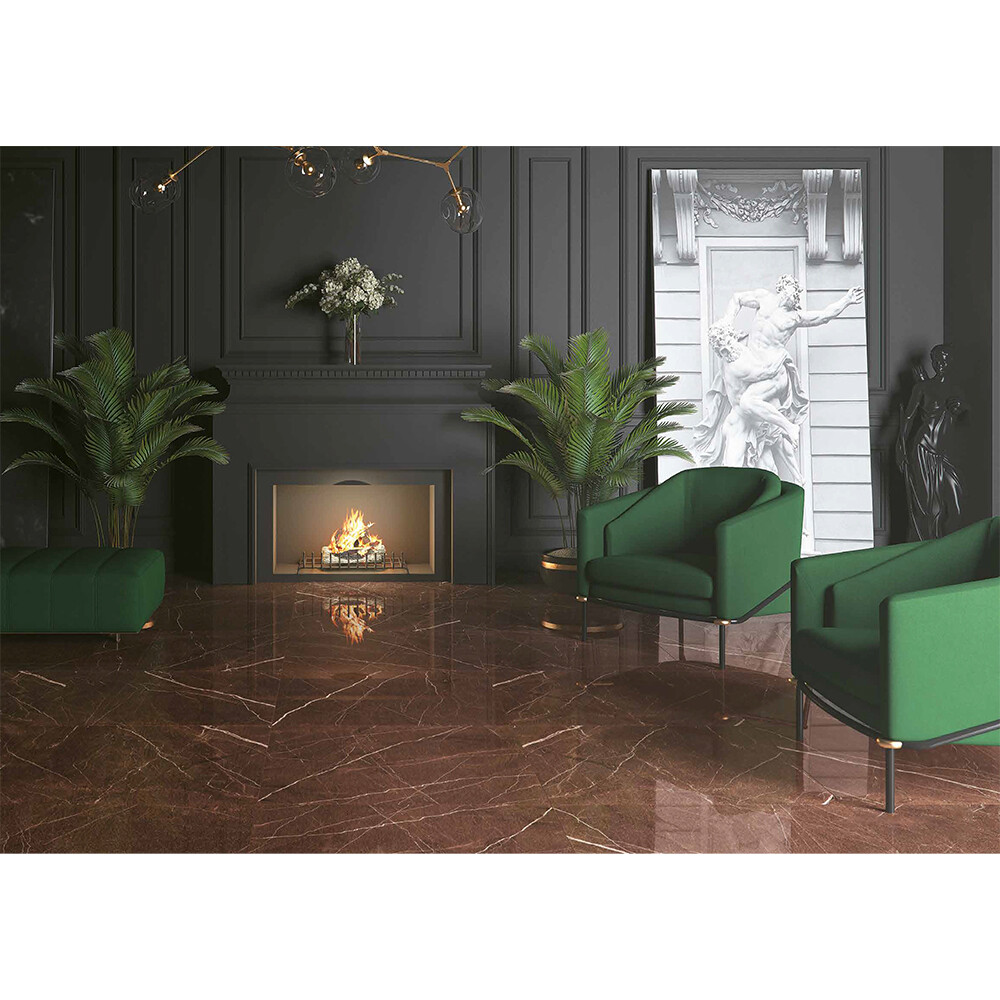 PORCELANATO RECTIFICADO EGEU BROWN PULIDO "A" 84X84 CM Porcelanato Rectificado Egeu Brown Pulido "a" 84x84 Cm