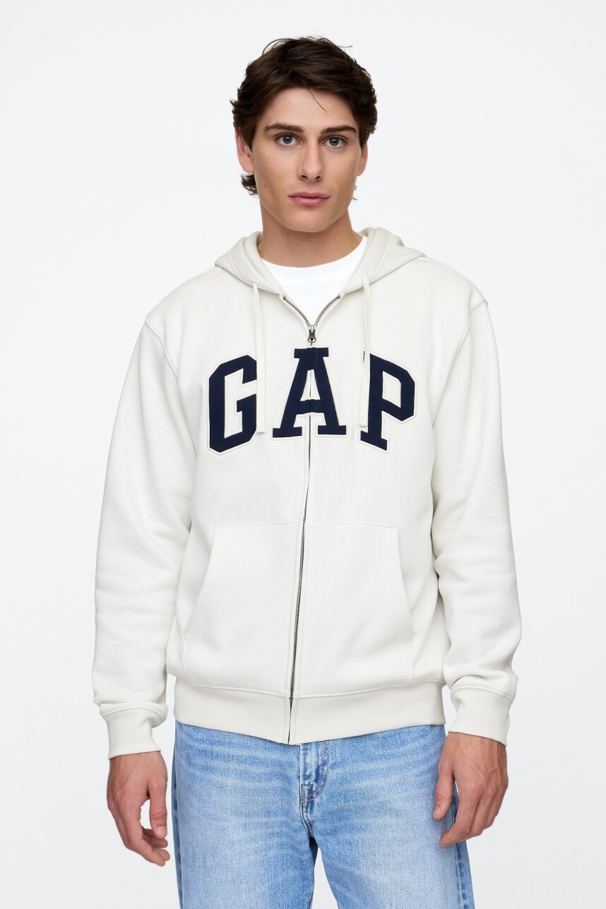 Canguro Con Cierre Logo Gap Hombre Carls Stone