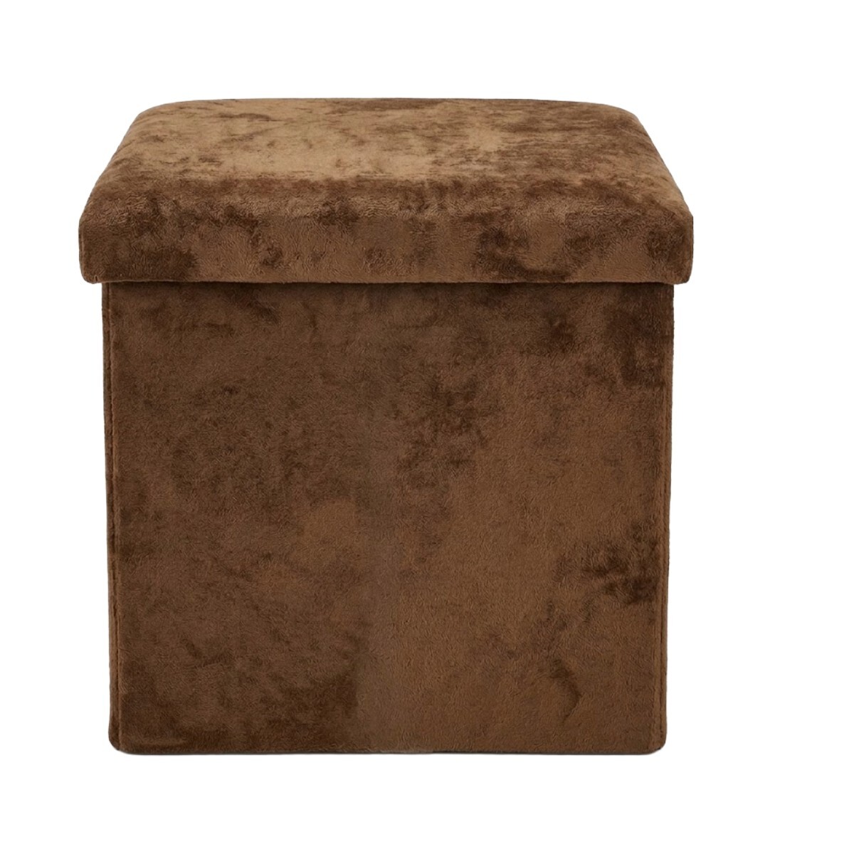 BAUL ORGANIZADOR MARRON C/TAPA 38X38X38CM 