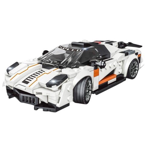 Bloques ensamble auto de carreras N/a