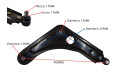 Parilla De Suspension Delantera Ford Escort 90-03 Der Parilla De Suspension Delantera Ford Escort 90-03 Der