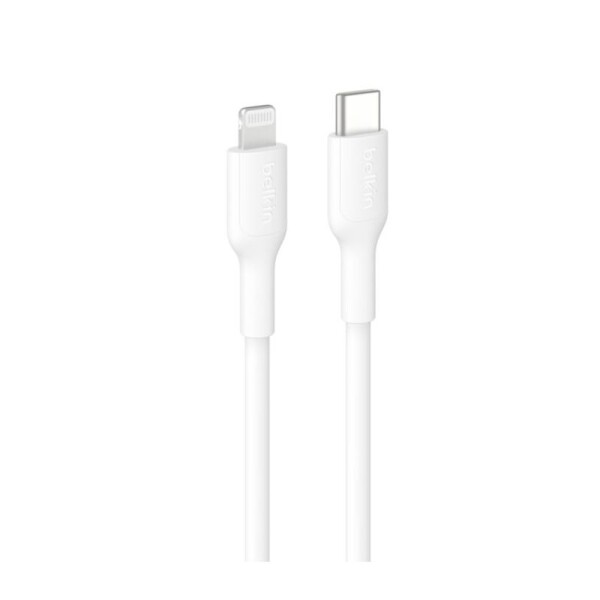 Cable Belkin USB-C / Lightning 1M White CAA003BT1MWH Cable Belkin USB-C / Lightning 1M White CAA003BT1MWH