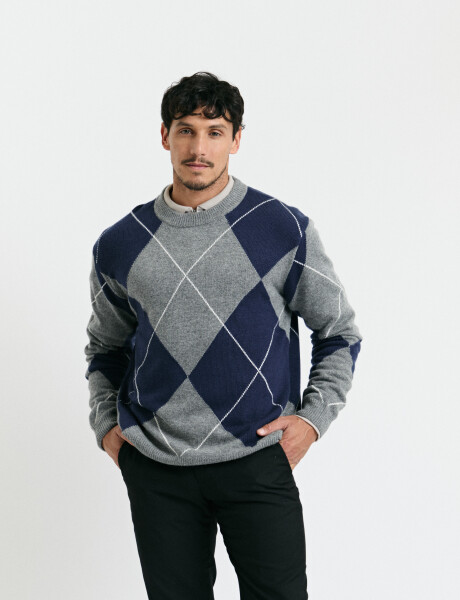 470752 SWEATER HARRY Gris Oscuro