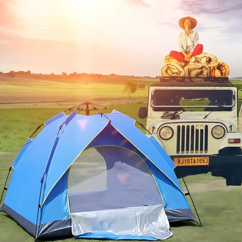 Carpa Automatica Autoarmable Profesional 6 Personas AZUL