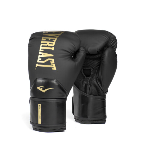 GUANTE DE BOXEO EVERLAST ELITE 2 8OZ PK/WT BLACK/GOLD