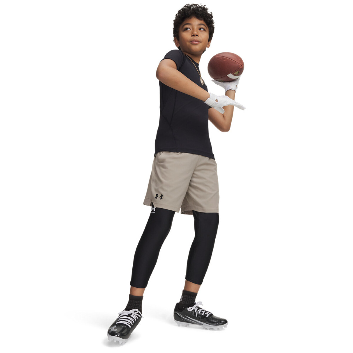 UA HG Armour 3/4 Leggings-BLK - BLK-001 