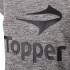 T-SHIRT BRAND TEE BOYS TRNG coral sugar GRIS CLARO/NEGRO/NARANJA