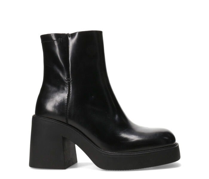Bota PULSE con taco medio Black