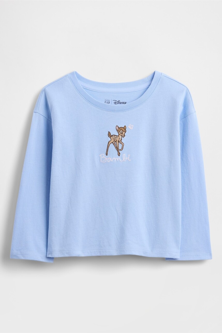 Remera Disney Toddler Niña Wind Blue