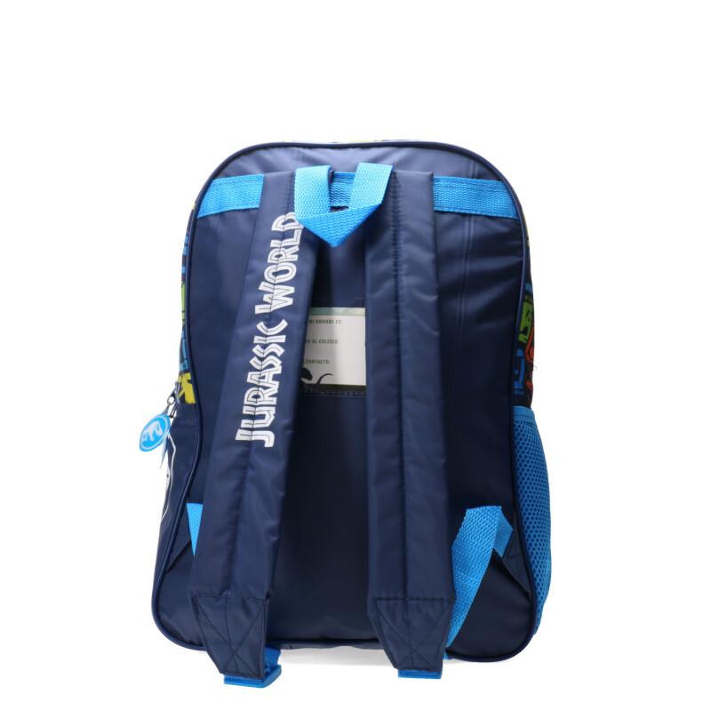 Mochila Jurassic Park 16" Azul Marino - Celeste