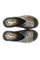 Zueco Plataforma Oro Negro