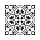 Porcelanato 45X45 Cuadrado Mediano Mate Negro Precorte