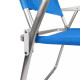 Silla Master Plus Aluminio AZUL CLARO