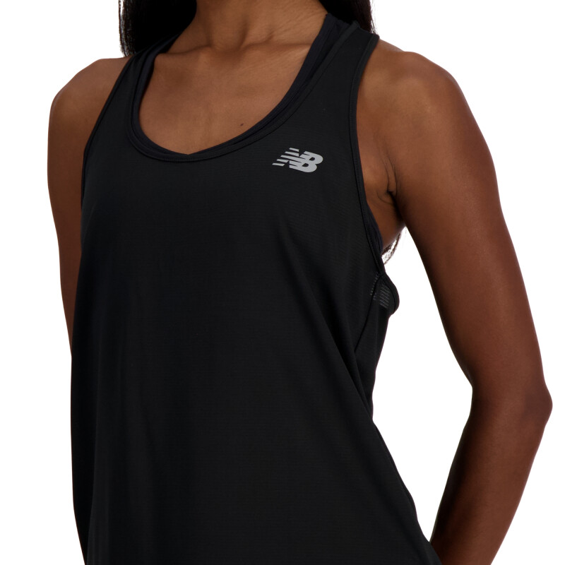 Musculosas New Balance Sport Essentials Tank de Mujer - WT41220BK Negro