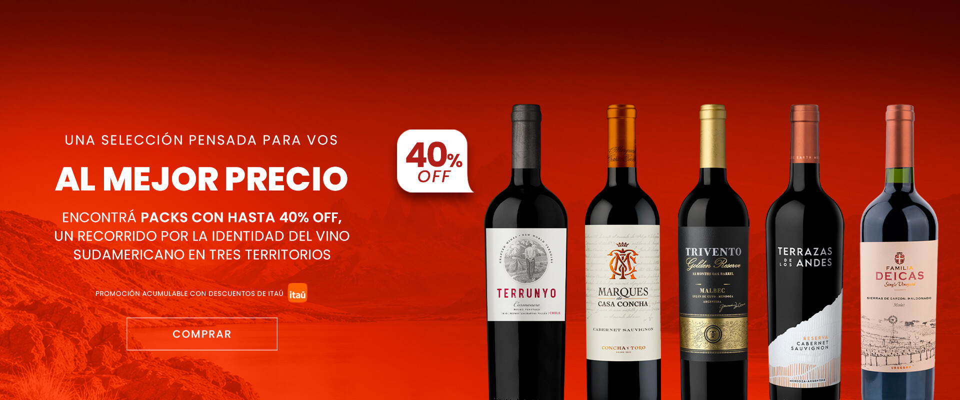 Packs con hasta 40%OFF