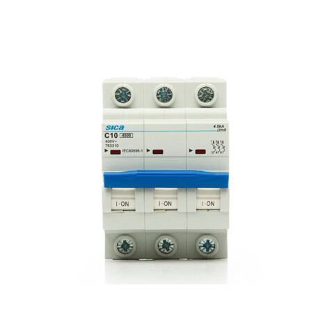 Llave térmica din sicalimit 3P 10A 4,5kA SK2310N
