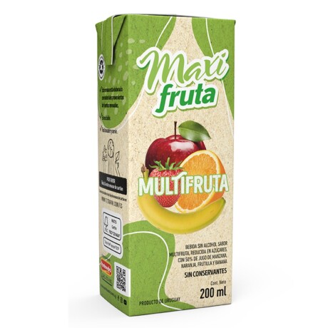 Jugo Maxi Fruta 200ml Multifruta Jugo Maxi Fruta 200ml Multifruta