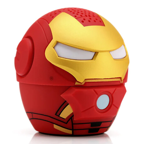 Bitty Boomers - Parlante Bluetooth Iron Man - Portátil. 4 Horas de Reproducción. Diseño Iron Man 001