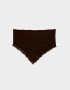 Bufandas Bufanda Formato Bandana - Marron Chocolate
