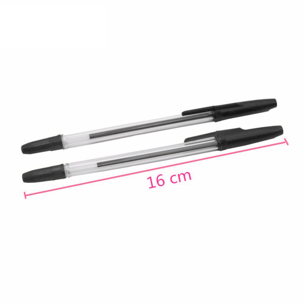 Pack x50 De Lapiceras Con Punta Metalica Negro