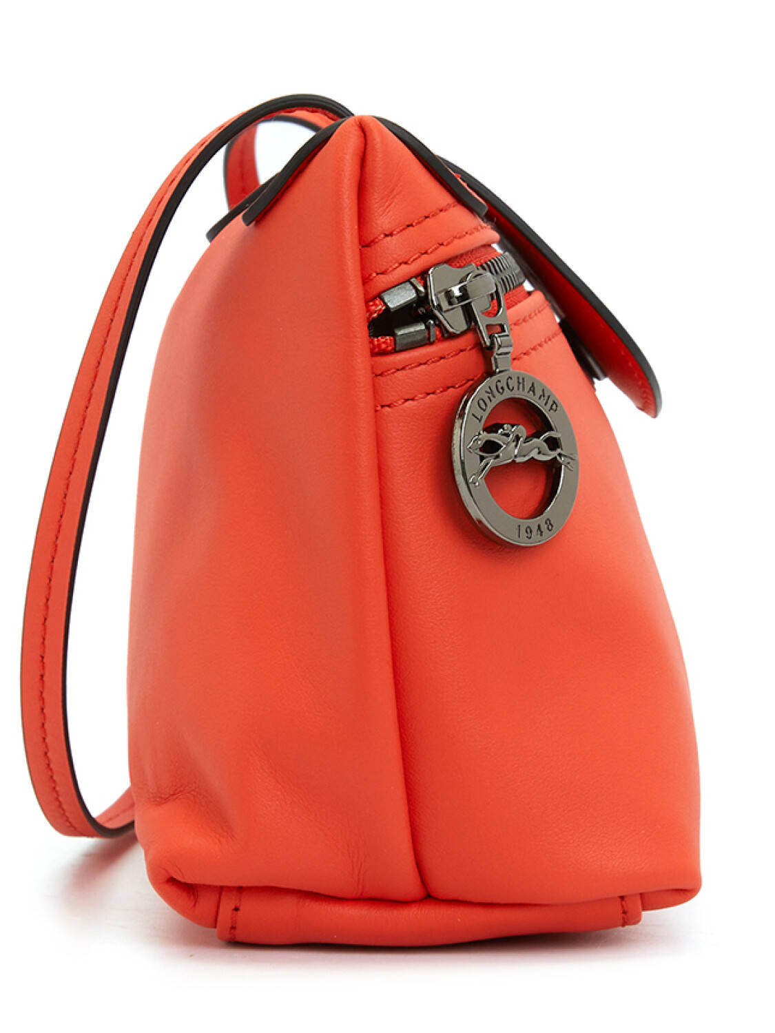 Longchamp -Mini bolso cruzado de cuero, Le pliage Xtra Naranja