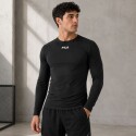 REMERA MANGA LARGA MASCULINA SUN PROTEC FILA NEGRO