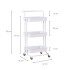 Carrito Organizador Cocina 3 Estantes Carro Con Ruedas Almacenamiento Imback Color Blanco Carrito Organizador Cocina 3 Estantes Carro Con Ruedas Almacenamiento Imback Color Blanco