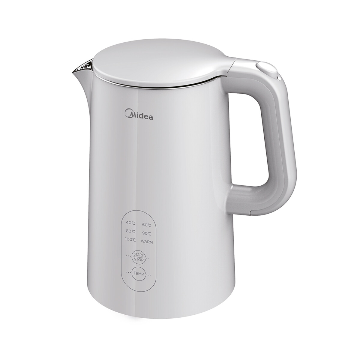 Jarra eléctrica blanca Midea 1.5L Blanca MK-SH15X301A2 