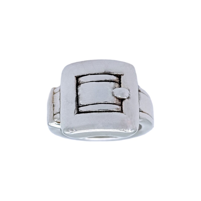 Anillo Hebilla-Plata 925 Inflada-Sin Piedra-AN3003 sinpiedra