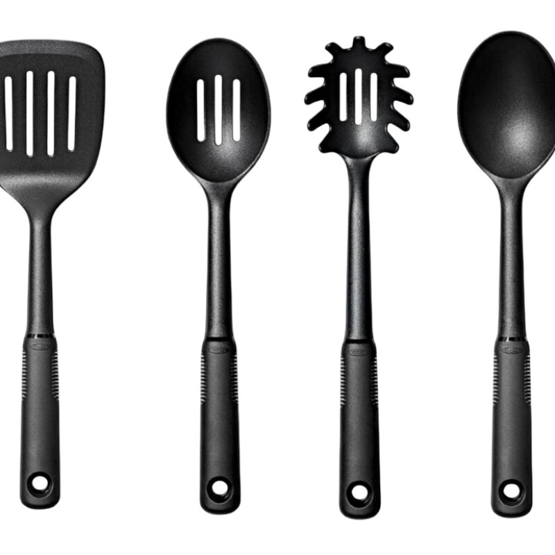 Juego 4 Piezas Utensilios Nylon Negro Oxo Juego 4 Piezas Utensilios Nylon Negro Oxo
