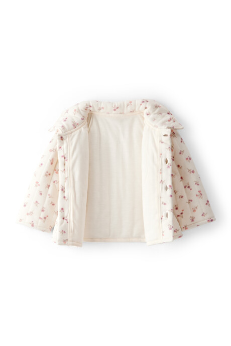 Saco capitoneado, diseño floral Saco capitoneado, diseño floral