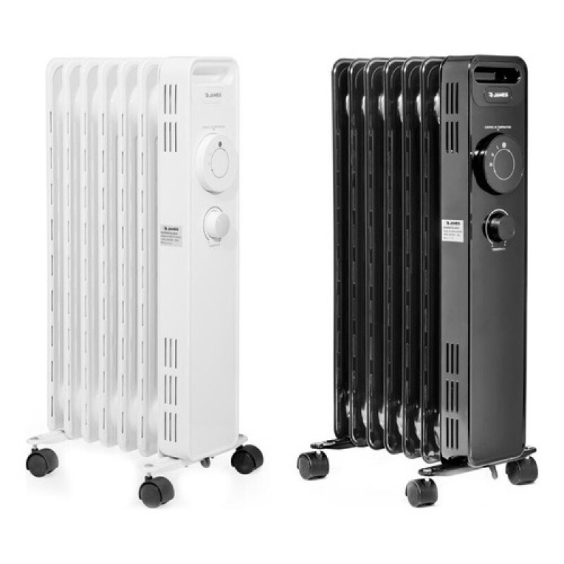 Radiador De Aceite James 1500W 7 Elementos Blanco