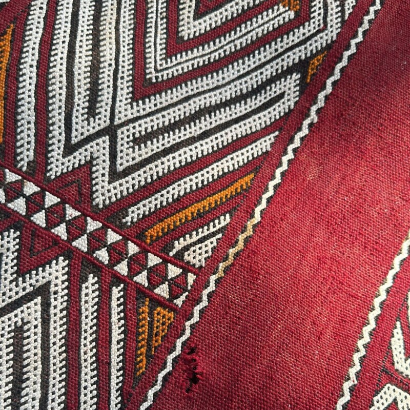 Alfombra killim marroqui roja 3,30x1,80 Alfombra killim marroqui roja 3,30x1,80