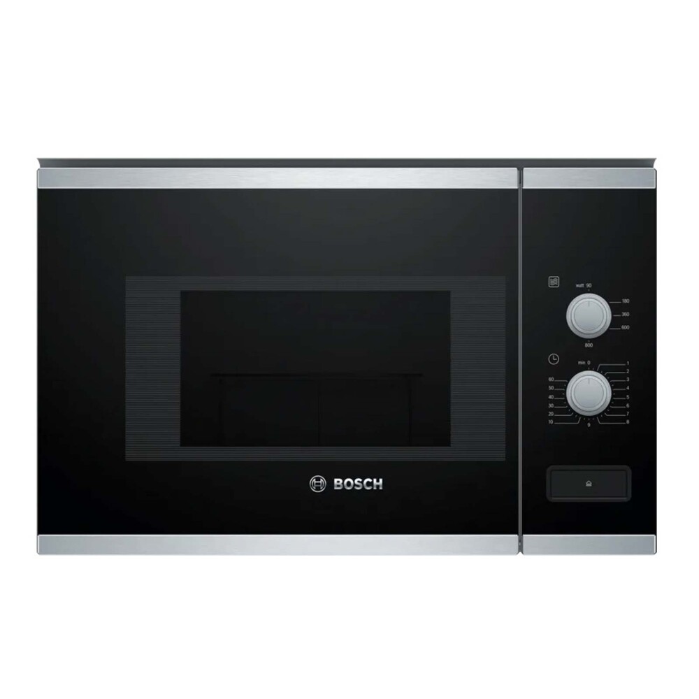 MICROONDAS DE EMPOTRAR 20-LITROS NEGRO BOSCH BFL520MS0