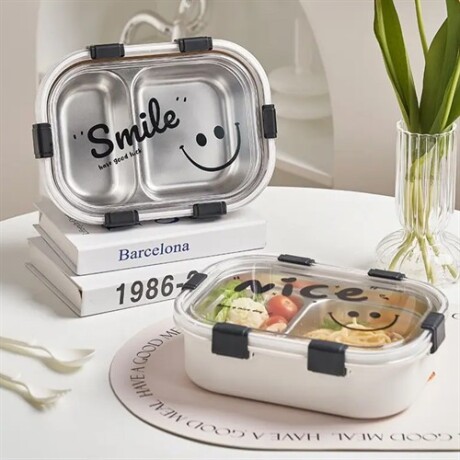 Vianda Smile Conservadora con divisiones Blanco